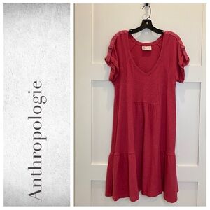 Saturday Sunday Kathie Flounced Mini Dress for Anthropologie